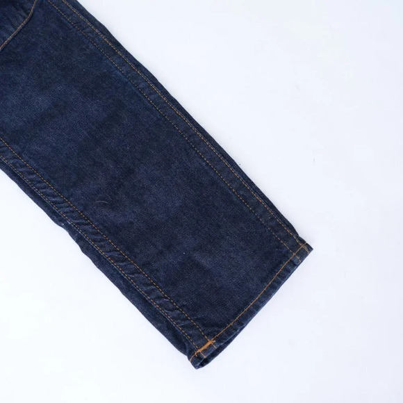 True Religion Dark Wash Blue  100% Cotton Denim Overalls Med - Picture 7 of 15